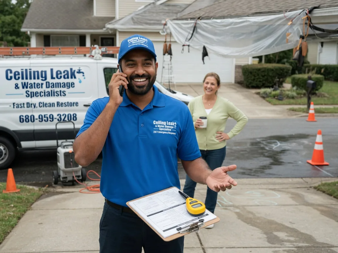 Ceiling Leak Cleanup Englishtown, NJ FAQs